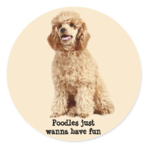Poodle Sticker