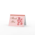 Poodle Thank You Card