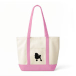 Poodle (Toy, Fancy Cut) Tote Bags