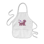 Poodle Valentine Hearts Aprons