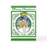 Poodle Vintage Christmas cards