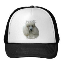 Poodle (wht) Mom 2 Trucker Hats