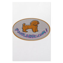 Poodlerific design stationery