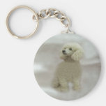 Poodles Are Heavenly Keychain