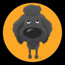 Poodles - Big Nose stickers