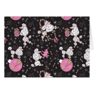 Poodles Decorating New Version card