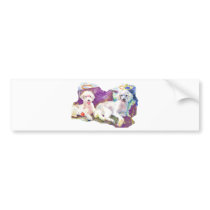 Poodles Poodles Everywhere... with lots of kisses Bumper Sticker