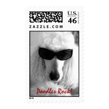 Poodles Rock! Postage