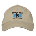Poodles Rule Embroidered Hat embroidered hats by MenagerieMayhem Poodles Rule Embroidered Hat embroidered hats