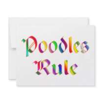 Poodles Rule invitations by TLArnold4 Poodles Rule invitations