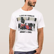 Poodles t-shirts by Bahhbushka Poodles t-shirts