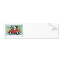 Poodles Vintage Car Scripture Bumper Sticker bumper stickers by fandangomoon Poodles Vintage Car Scripture Bumper Sticker bumper stickers