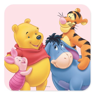 Pooh & Friends 1 stickers