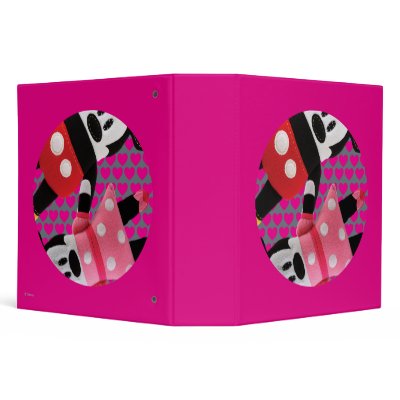 Pook-a-Looz Mickey Mouse and Minnie Mouse binders