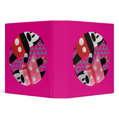 Pook-a-Looz Mickey Mouse and Minnie Mouse binders