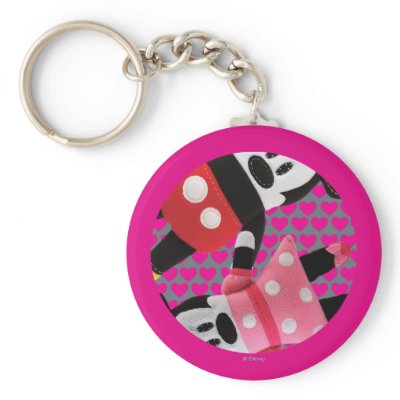 Pook-a-Looz Mickey Mouse and Minnie Mouse keychains