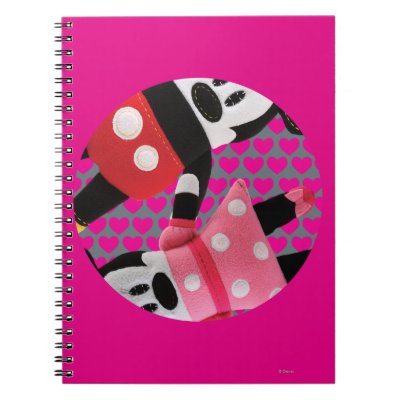Pook-a-Looz Mickey Mouse and Minnie Mouse notebooks