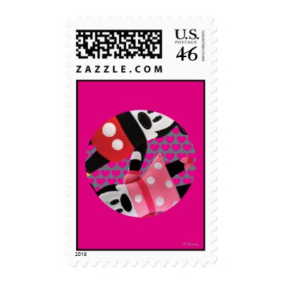 Pook-a-Looz Mickey Mouse and Minnie Mouse stamps