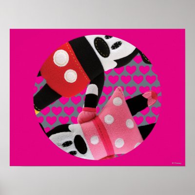 Pook-a-Looz Mickey Mouse and Minnie Mouse posters