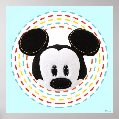 Pook-a-Looz Peeking Mickey Mouse 1 posters