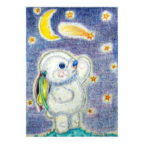 Pooky Star-gazing BABY NURSERY/BEDROOM POSTER posters