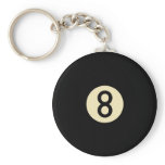 Pool 8 Ball Keychain