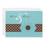 Pool and Espresso Informal Wedding Personalized Invitations