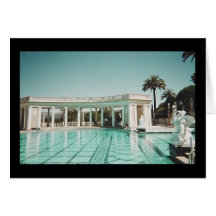 pool at Hearst Castle... Greeting Cards