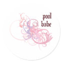 Pool Babe stickers