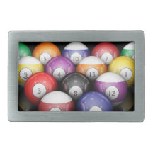Pool Ball Design Belt Buckle