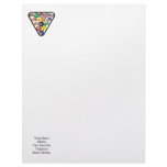 Pool Ball Rack Letterhead Template
