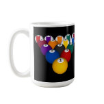 Pool Balls: Billiards: Coffee Mug: Pool Balls