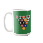 Pool Balls / Billiards: Coffee Mugs
