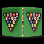 Pool Balls / Billiards: Custom Binder