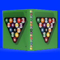 Pool Balls / Billiards: Custom Binder