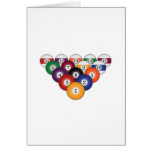 Pool Balls / Billiards: Greeting Cards