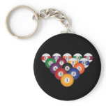 Pool Balls / Billiards: Keychains