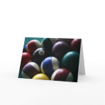 Pool balls cards