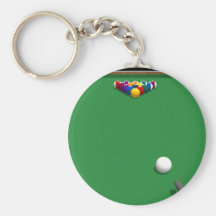 Pool Balls on Table: 3D Model: Key Chain