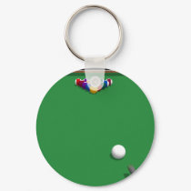 Pool Balls on Table: 3D Model: keychains by spiritswitchboard Pool Balls on Table: 3D Model: keychains