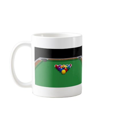 Pool Balls on Table: 3D Model: Mug by spiritswitchboard