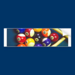 Pool Balls - Rack Em Up! bumper stickers