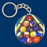 Pool Balls - Rack Em Up! keychains