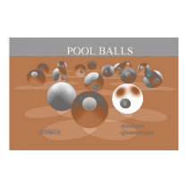 Pool Balls (Red) (print)