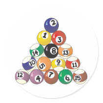 Pool Balls Stickers