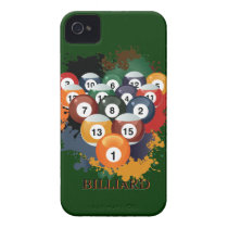 Pool Billiard Balls iPhone 4 Case