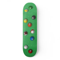 Pool Billiard Balls Skateboard by Satori_Design Pool Billiard Balls Skateboard