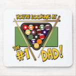 Pool/Billiards #1 Dad Father's Day Gift mousepads