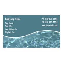 Pool Business Cards
