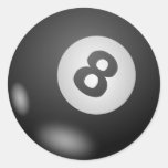 Pool - Eight Ball Sticker